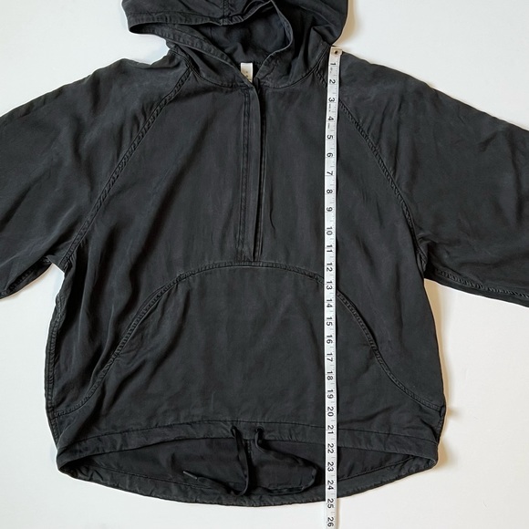 Lululemon City Stroll Hoodie Black 6/S/Small Tencel Pullover Lightweight Jacket - Picture 11 of 15